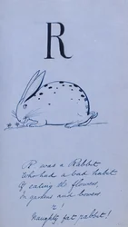 Alfabeto del nonsenso - R, 1860